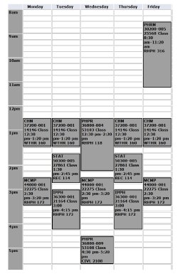 schedule picture