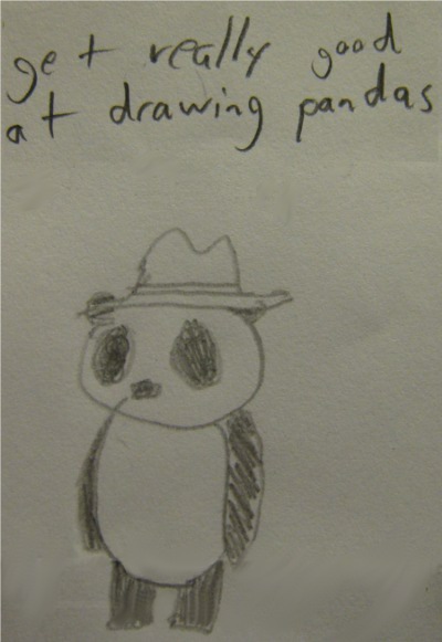 panda drawing